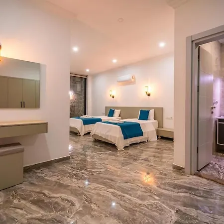 For 10 People With Sea View In Kalkan Center 빌라 카스