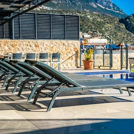 For 10 People With Sea View In Kalkan Center
