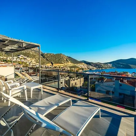 For 10 People With Sea View In Kalkan Center 빌라