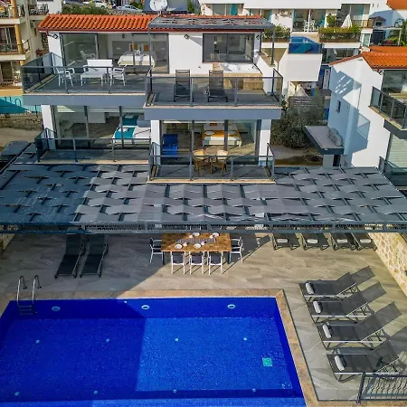 For 10 People With Sea View In Kalkan Center