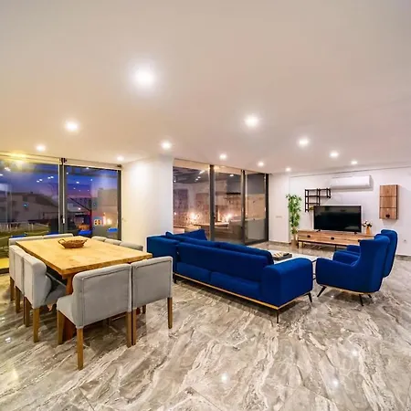 For 10 People With Sea View In Kalkan Center